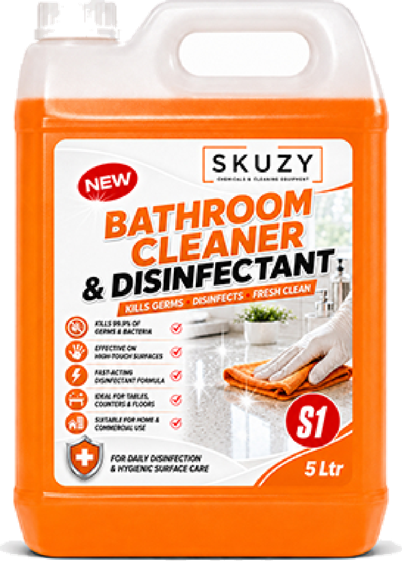 SKUZY bathroom cleaner disinfectant
